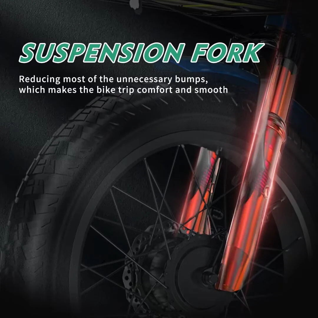 NAIZEA 20 Electric Trike Tricycle for Adults, 7 Speed Fat Tire Electric Trike, 3 Wheels Bike for Adults with Front and Rear Baskets, Lithium Battery UL Certified