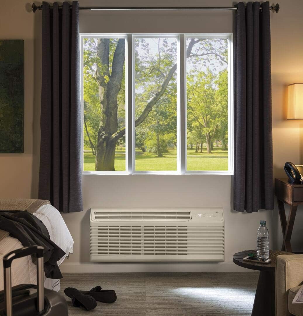 GE AZ65H15DAB AZ65H15DAB 42" Zoneline Series Packaged Terminal Air Conditioner with Heat Pump, 14400 Cooling BTU, in Bisque