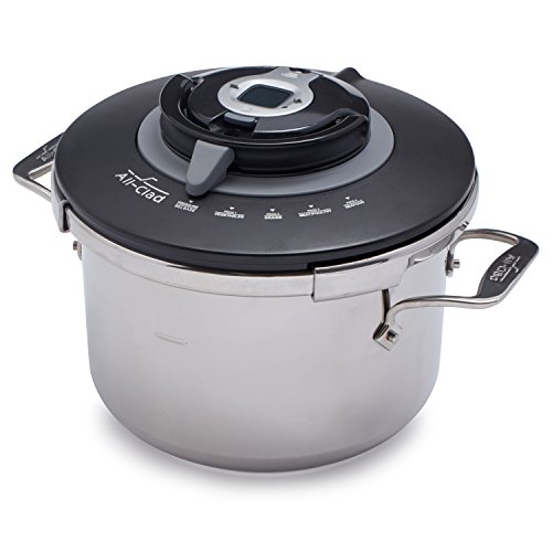 Allclad Automatic Outer Lid Stainless Steel Pressure Cooker With Steaming Basket pressure cooker