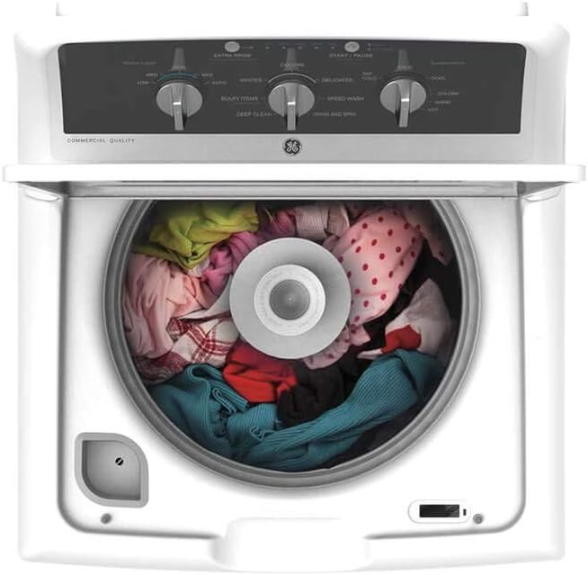 GE GTW525ACPWB 4.2 Cu. Ft. Washer with Stainless Steel Basket