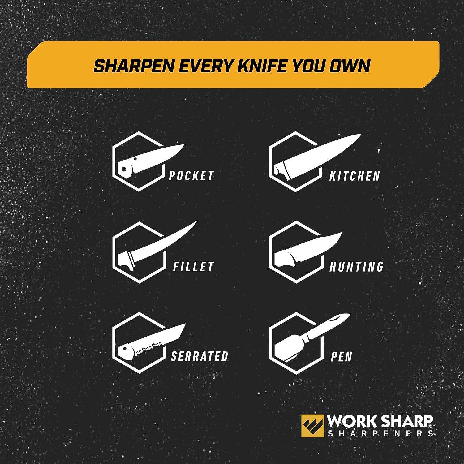 Work Sharp Professional Precision Adjust Knife Sharpener - Shop Hardware Tools Online Store