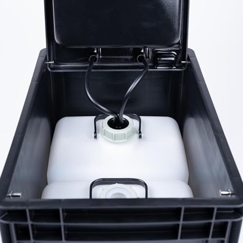 BOXIO - Wash: Portable Sink - Convenient Camping Sink Solution! Compact with Unique Design, Separate Canister, Lightweight Mobile Sink for Garden/Camping/Outdoor Events/Gatherings/Worksite/RV/Indoor