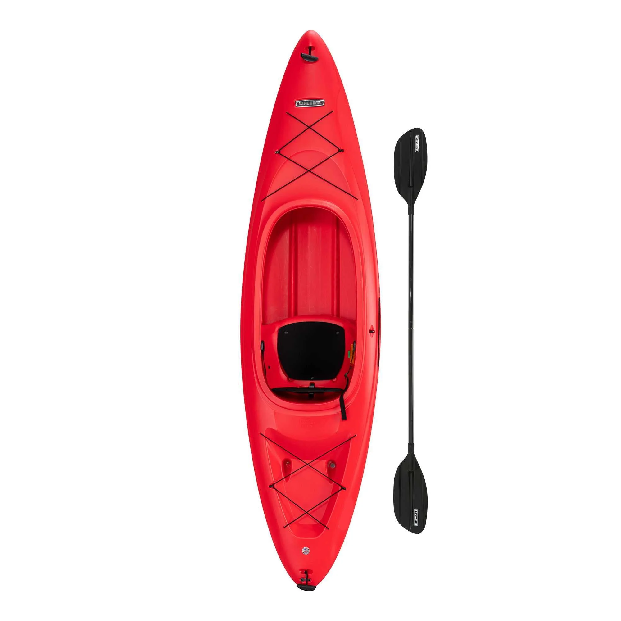 Lifetime Charger 10 ft Sit-Inside Kayak, Fire Red (90963)