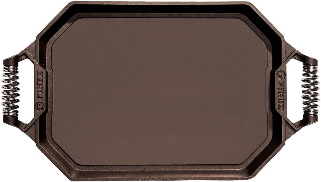 FINEX Cast Iron Double Burner Griddle