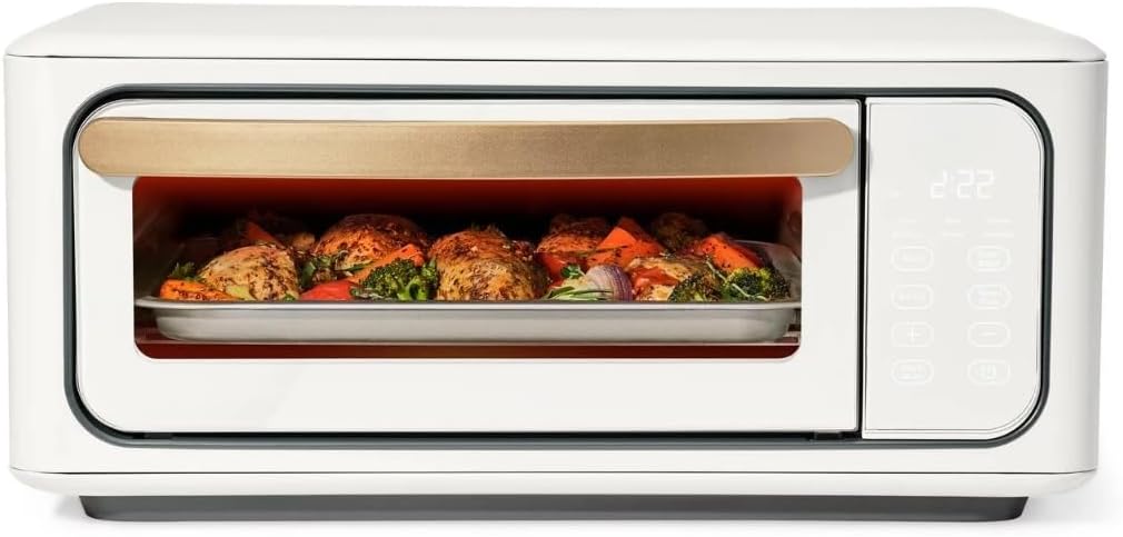 Infrared Air Fry Toaster Oven, 9-Slice, 1800 W, White Icing by Drew Barrymore