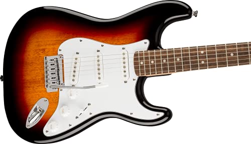 Squier Affinity Series Stratocaster Electric Guitar, with 2-Year Warranty, 3-Color Sunburst, Laurel Fingerboard