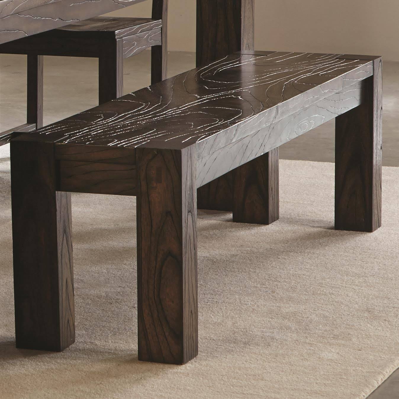 Coaster 121153 Calabasas Dark Brown Dining Bench