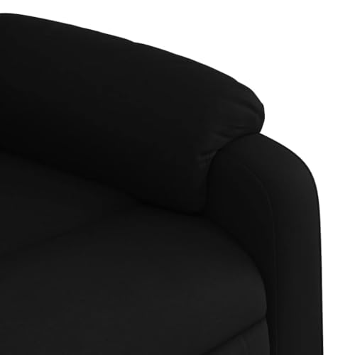 Massage Recliner Chair Black Fabric,Massage Recliner Chair with 6Point Vibration Massage for Ultimate Comfort and Relaxation Living Room Armchairs, Recliners & Sleeper Chairs