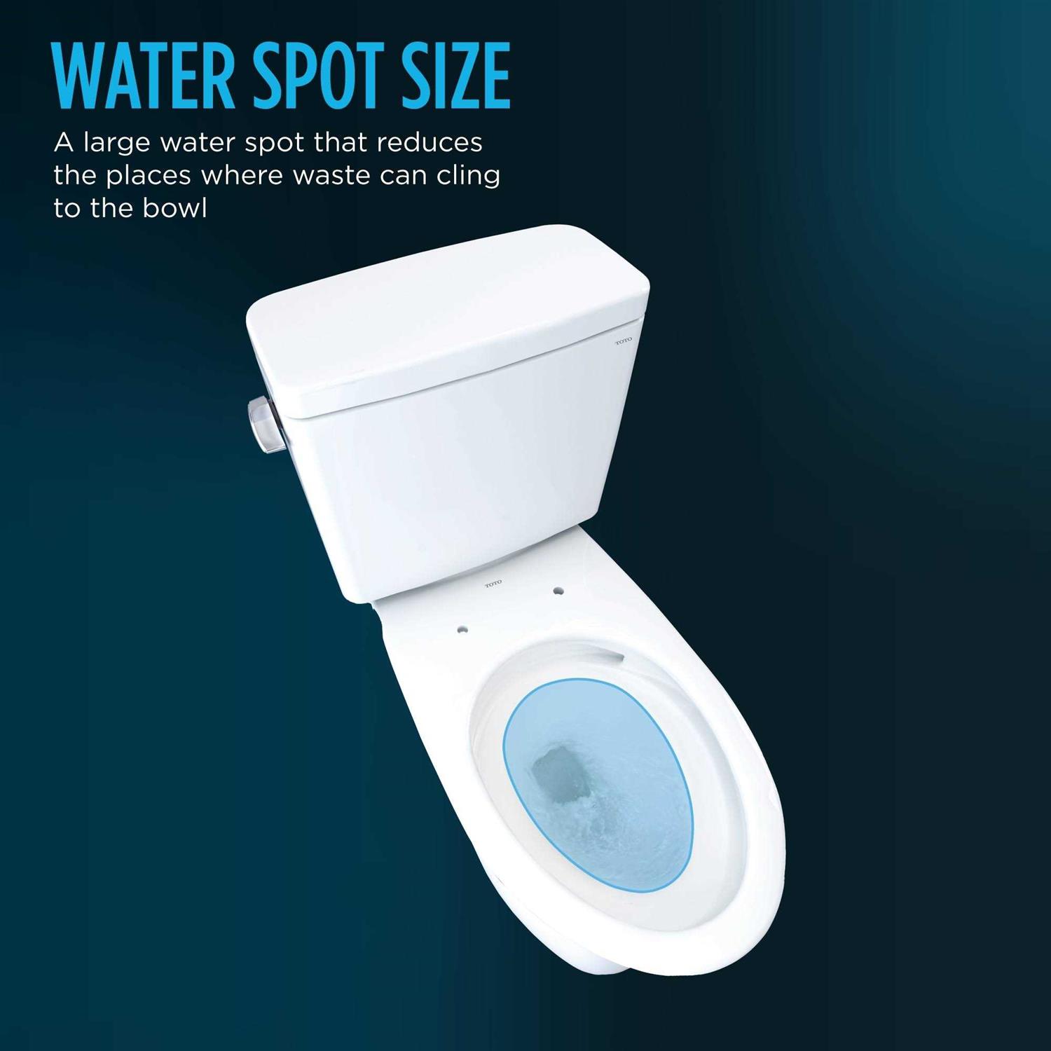 Toto Drake Two-Piece Elongated 1.28 GPF Tornado Flush Toilet with Cefiontect CST776CEG# - Shop Hardware Tools Online Store
