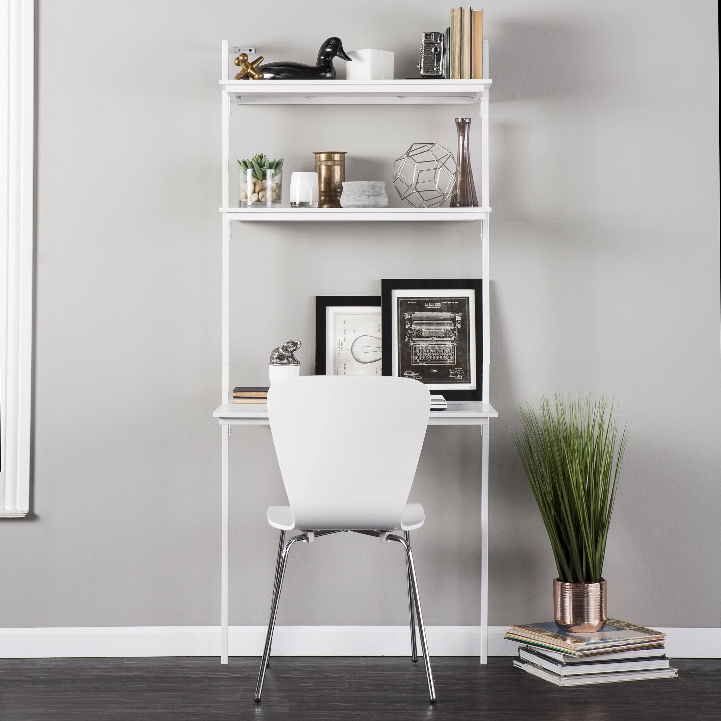 Holly u0026 Martin Haeloen Wall Mount Desk - White
