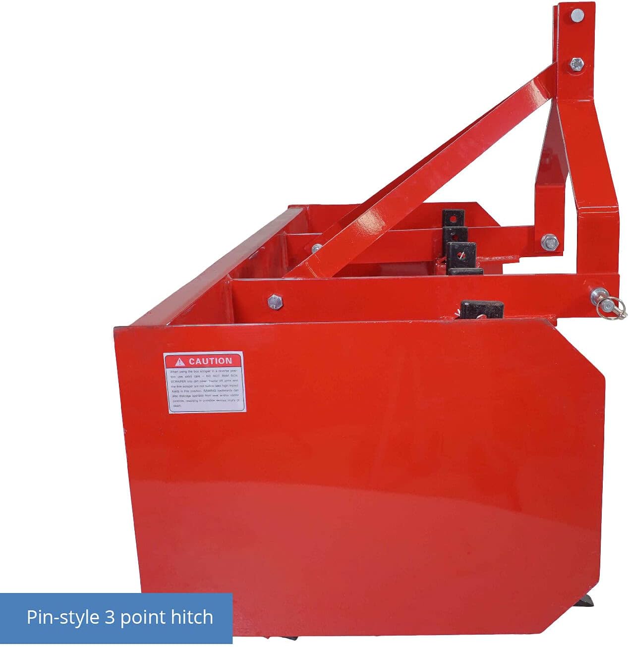 Titan 4' - 7' Box Blade Tractor Attachment Category 1 Cat 0 Scarifier Shank