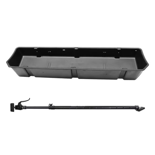 GMC Ram Full Size Truck Bed Storage Cargo Organizer & Adjustable Bar for Pickup Container