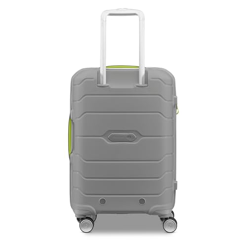 Samsonite Freeform 21-Inch Hardside Carry-On Luggage - Hardshell Carry-On Suitcase - TSA, Airline-Approved - Expandable Hard Shell, Smooth Rolling Spinner Wheels for Lightweight Travel - Navy