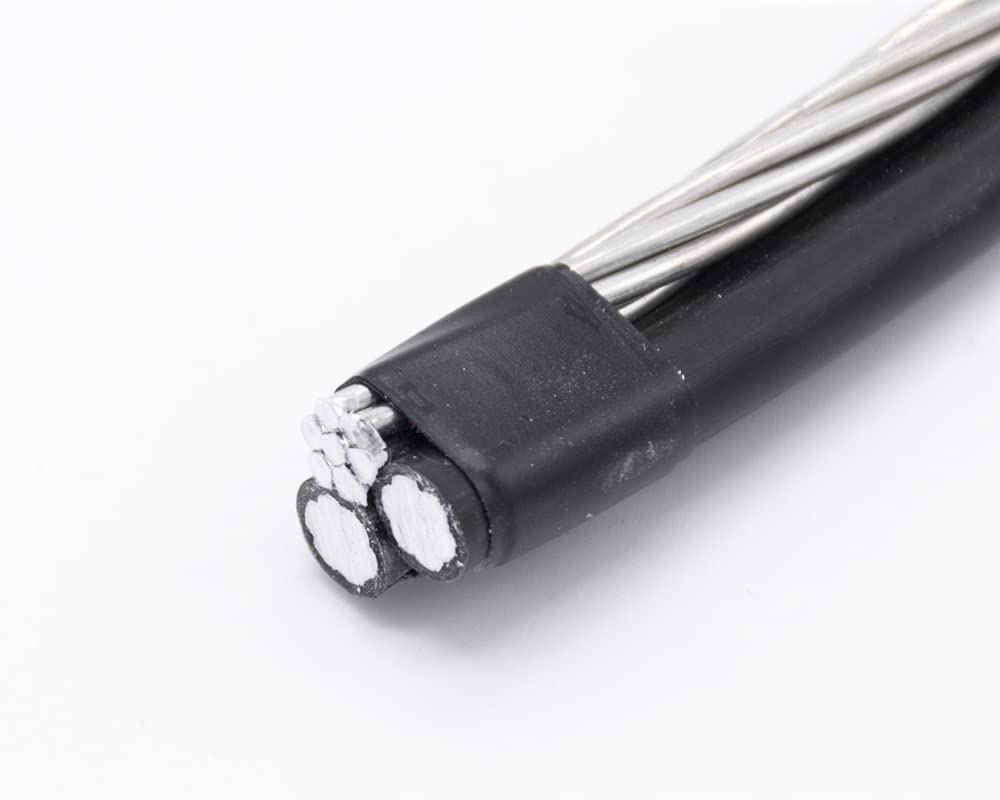 150' Nassau Cockle 2-2-4 Aluminum Triplex Overhead Service Drop Cable