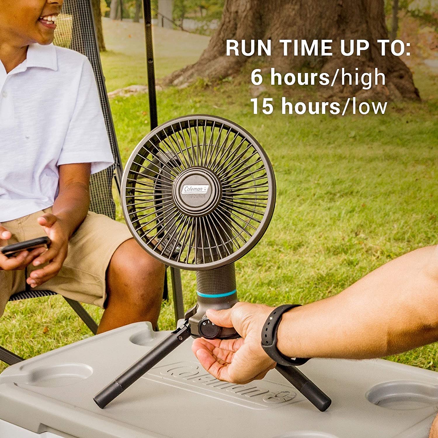 Coleman OneSource Rechargeable Outdoor Camping Gear: Camp , Cordless Vacuum, Fan, Speaker, & Air Pump Options