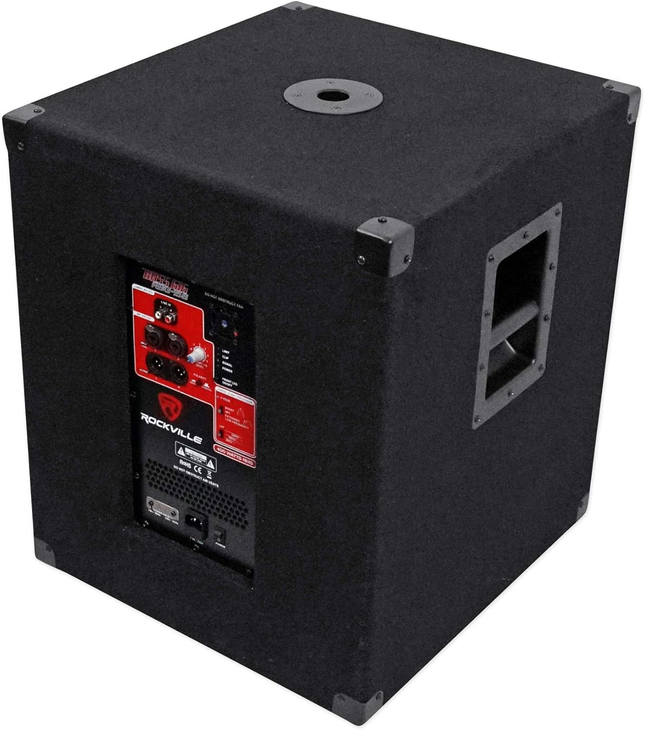 Rockville RBG15S 15" 1600w Active Powered PA Pro/DJ DSP Subwoofer+Steel Casters