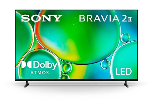 Sony BRAVIA 2 II 55 Inch 4K Ultra HD LED Smart TV with Google TV and Exclusive Features for PlayStation®5 (K-55S20M2), 2025 Model