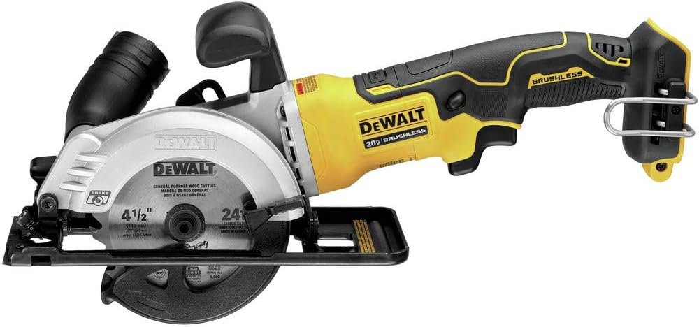 Dewalt DCS571B-DCB240-BNDL ATOMIC 20V MAX Brushless 4-1/2 in. Circular Saw and 4 Ah Compact Lithium-Ion Battery