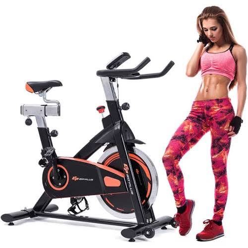 Goplus Exercise Bike Cycle Trainer Indoor Workout Cardio Fitness Bicycle Stationary