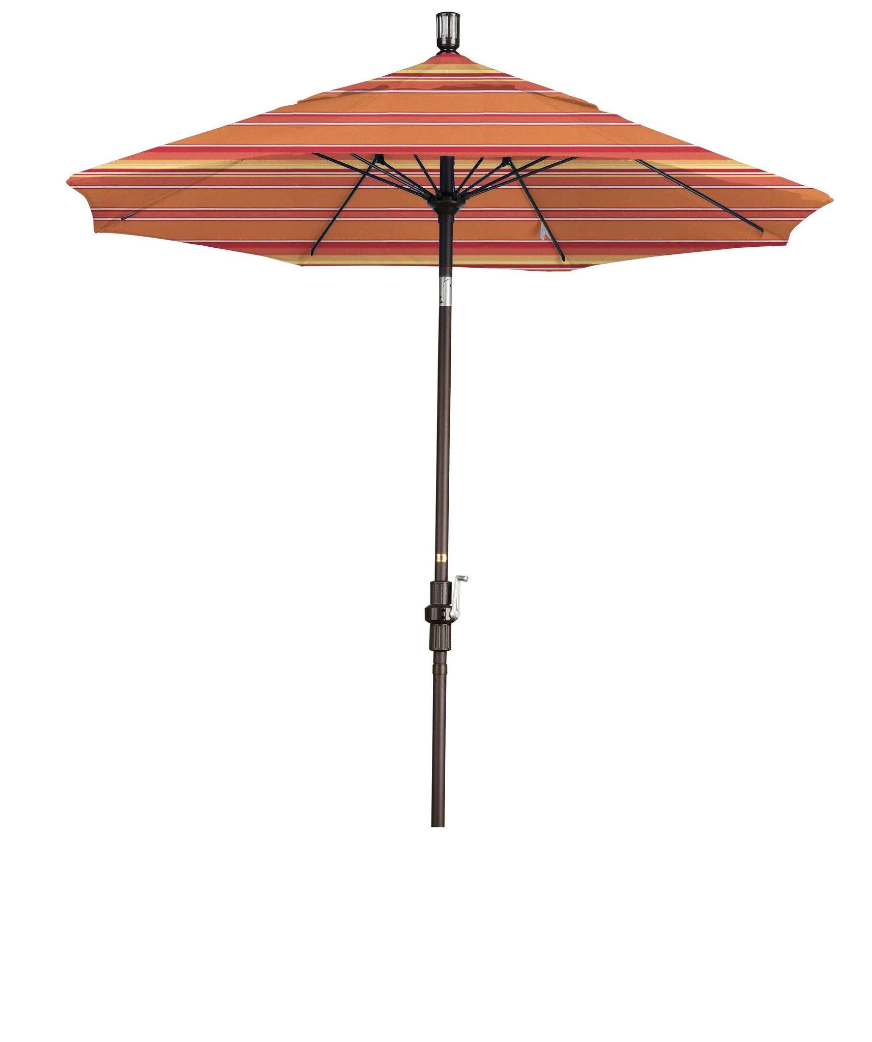 California Umbrella 7.5& Market Patio Umbrella in Dolce Oasis