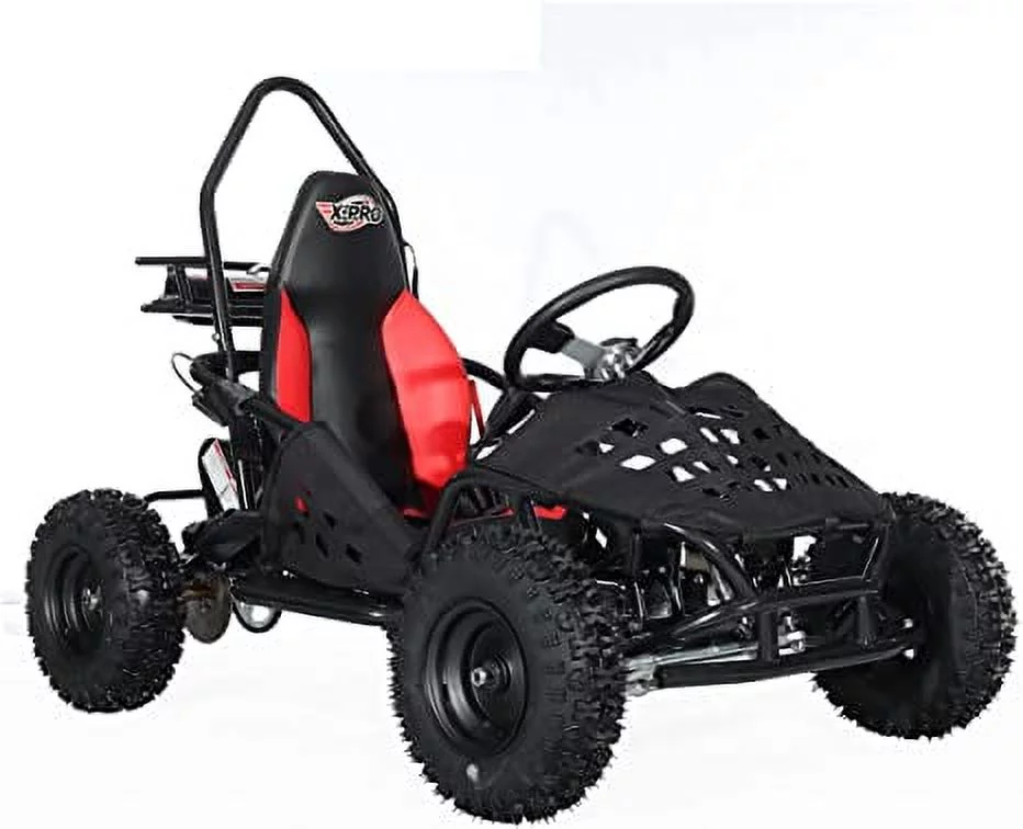 X-Pro Brand New Rover 50cc Gas Go Kart with Pull Start, Rear Disc Brake, 6" Wheels!