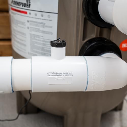 XtremepowerUS Pool Chlorine Generator Salt Chlorinator Flow Switch Plumbing Complete System