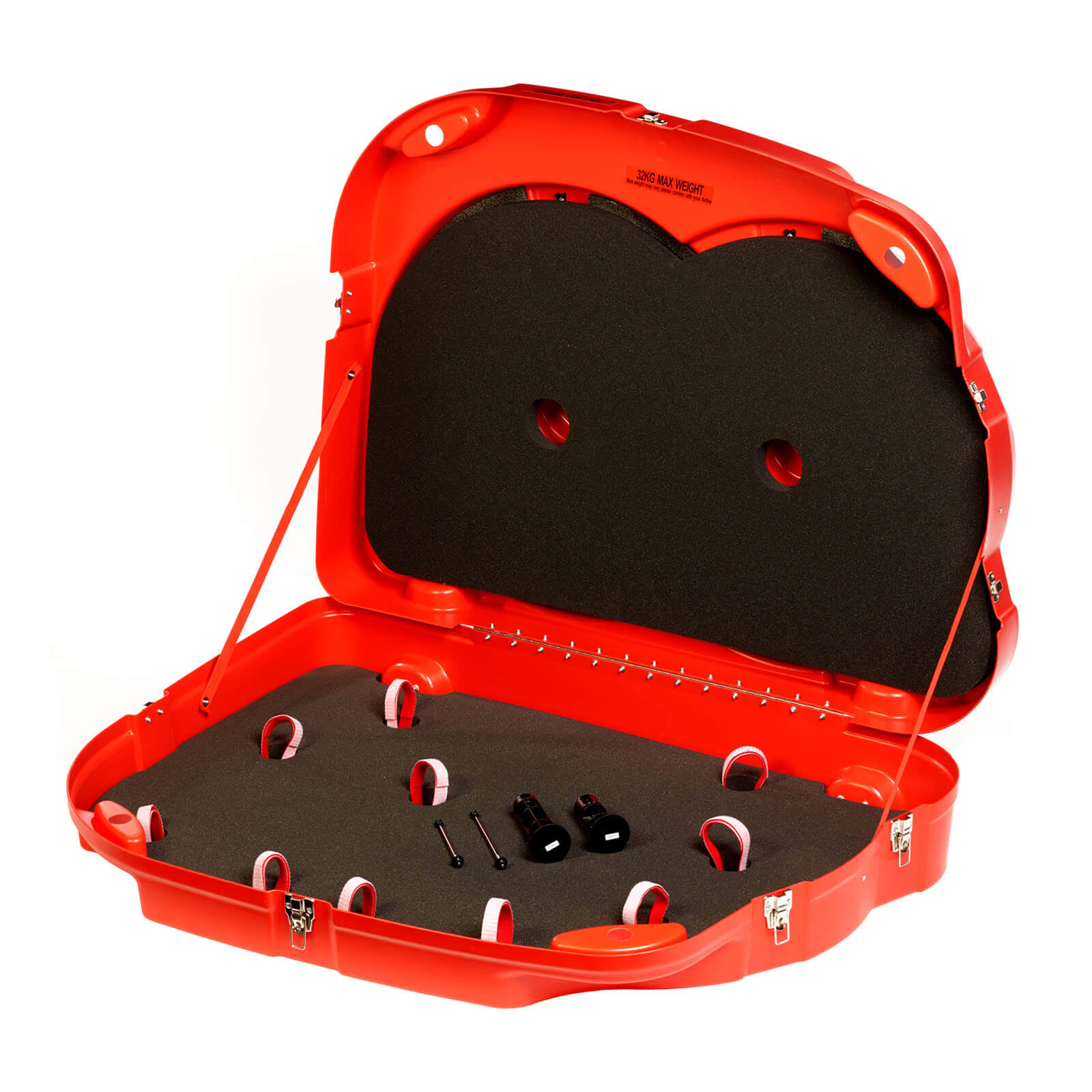 Bonza Hard Bike Travel Case - Red