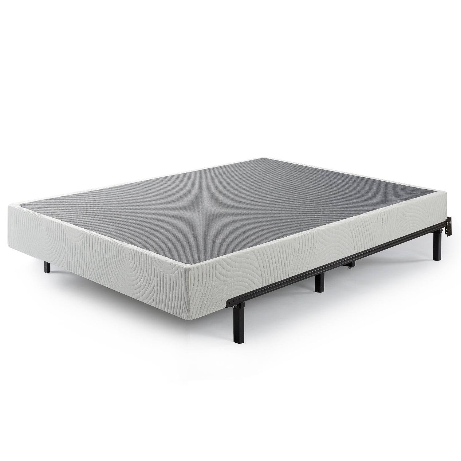 Zinus 9 inch Quick Lock High Profile Smart Box Spring / Mattress Foundation / Strong Steel Structure / Easy ASSEMBLY, Twin