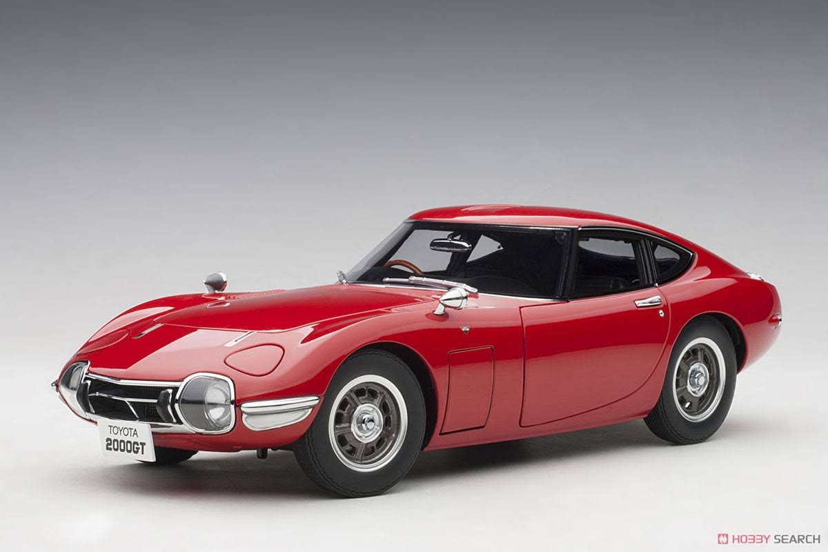 Toyota 2000GT Coupe Red 1/18 Model Car by AUTOart