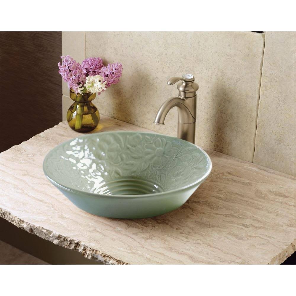 Kohler K-12183 Fairfax Single Hole Bathroom Faucet - - Brushed Nickel