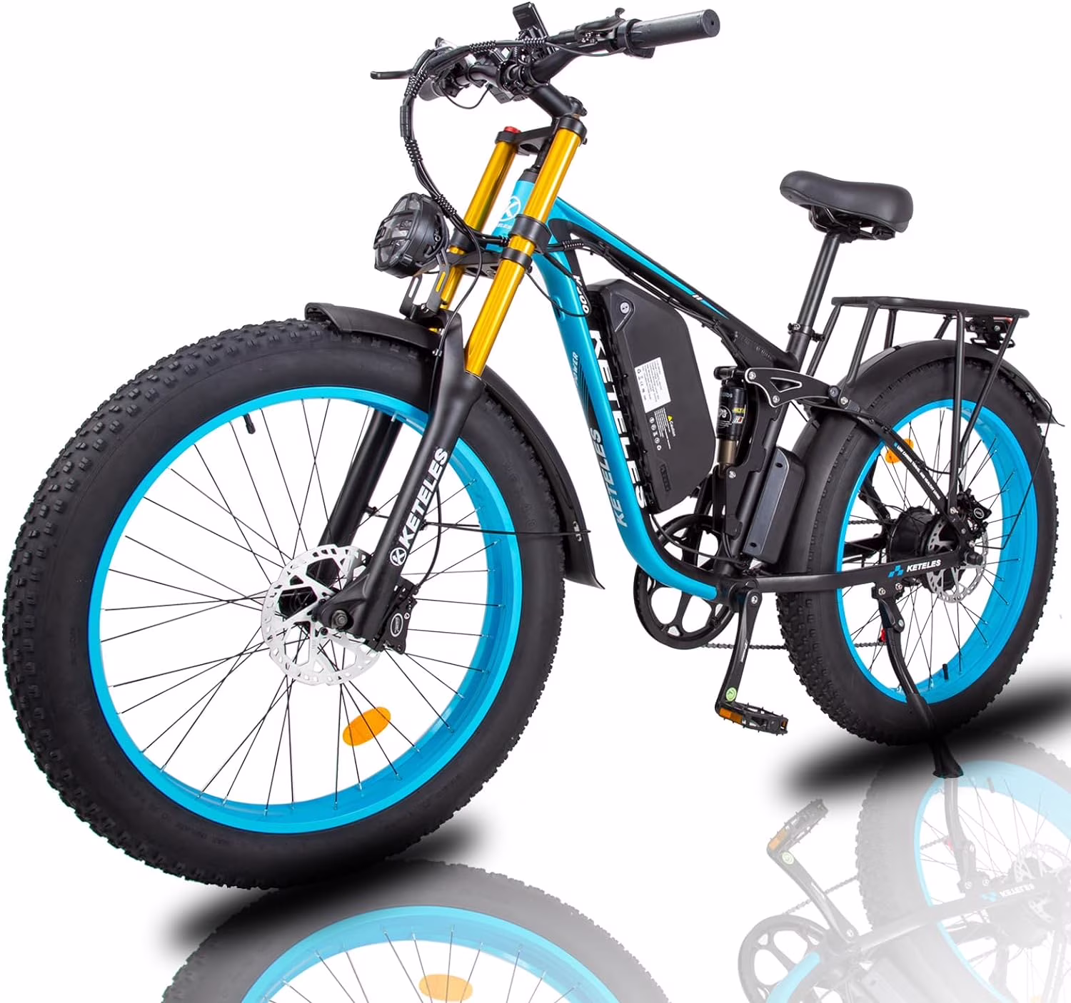 Electric Bike Ebike for Adults 26" Electric Mountain Bike with 48V 17.5Ah Removable Battery 1000W Long Range Ebikes E Bike up to 28MPH with Full Suspension Dual Hydraulic Disc Brake