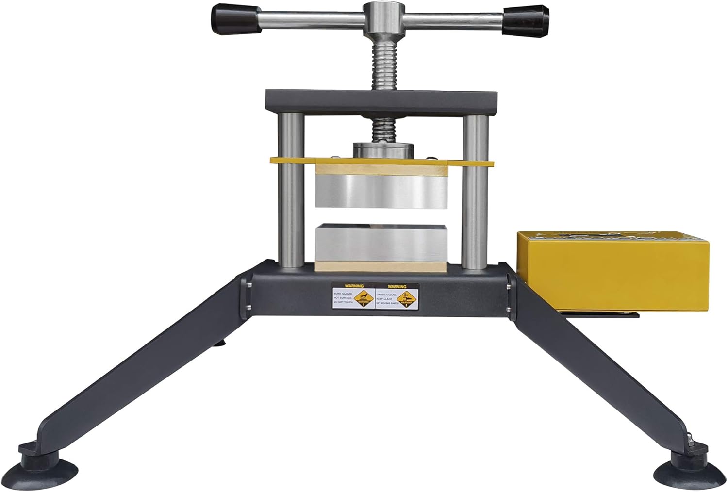 Rosineer Grip Twist Heat Press, 5000+ lbs Force, 3" x 5" Dual Insulated Heat Plates - Affixed and Portable Options - Detachable Control Box - Free Starter Kit