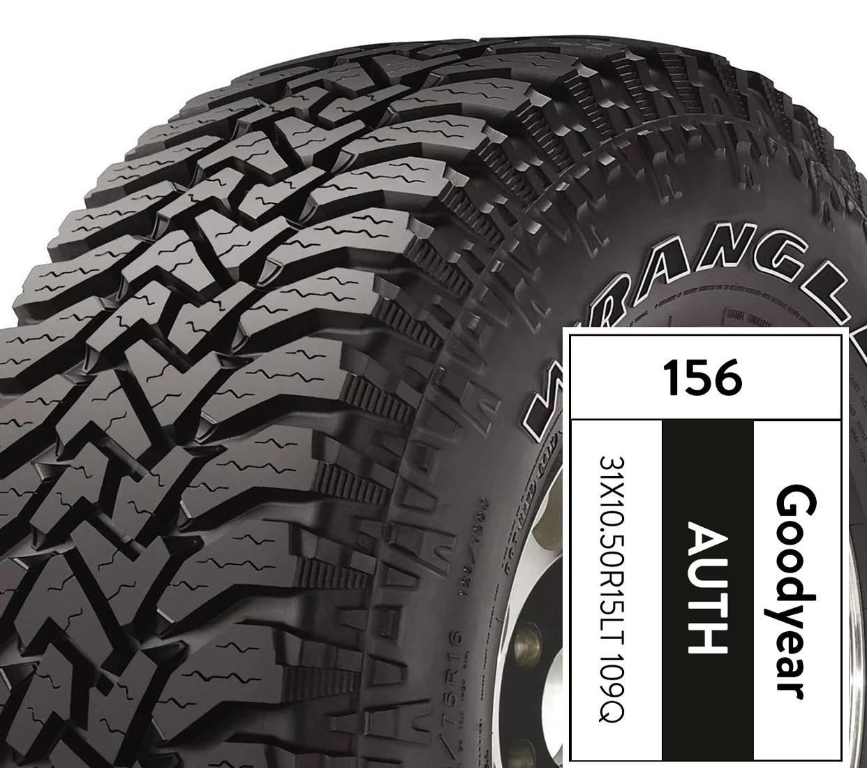 Goodyear Wrangler Authority A/T 31X10.50R15LT 109Q All-Terrain Tire