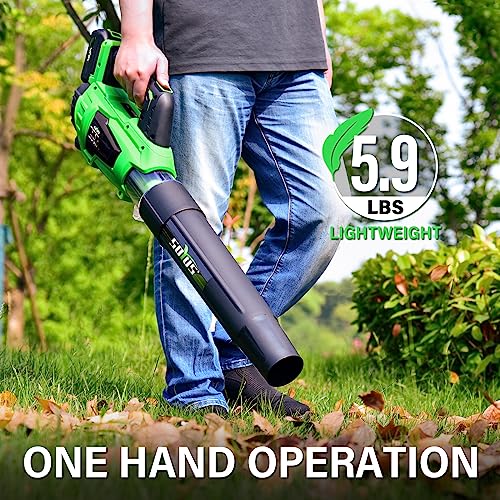 SOYUS Cordless Leaf Blower & Leaf Vacuum with Battery and Charger