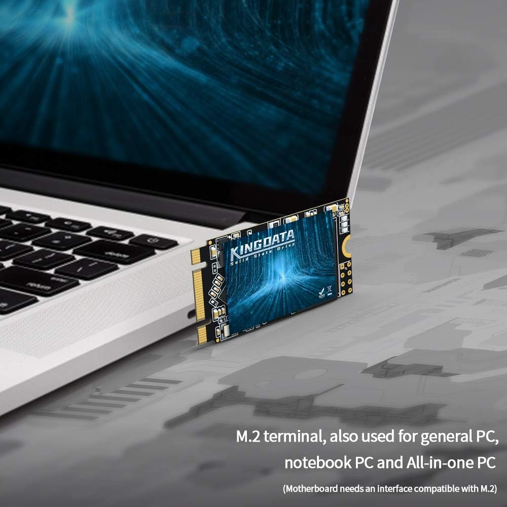 Kingdata M.2 2242 SSD 2TB Ngff Internal Solid State Drive High-Performance Hard Drive for Desktop Laptop SATA III 6Gb/s Includes SSD (2TB, M.2 2242)