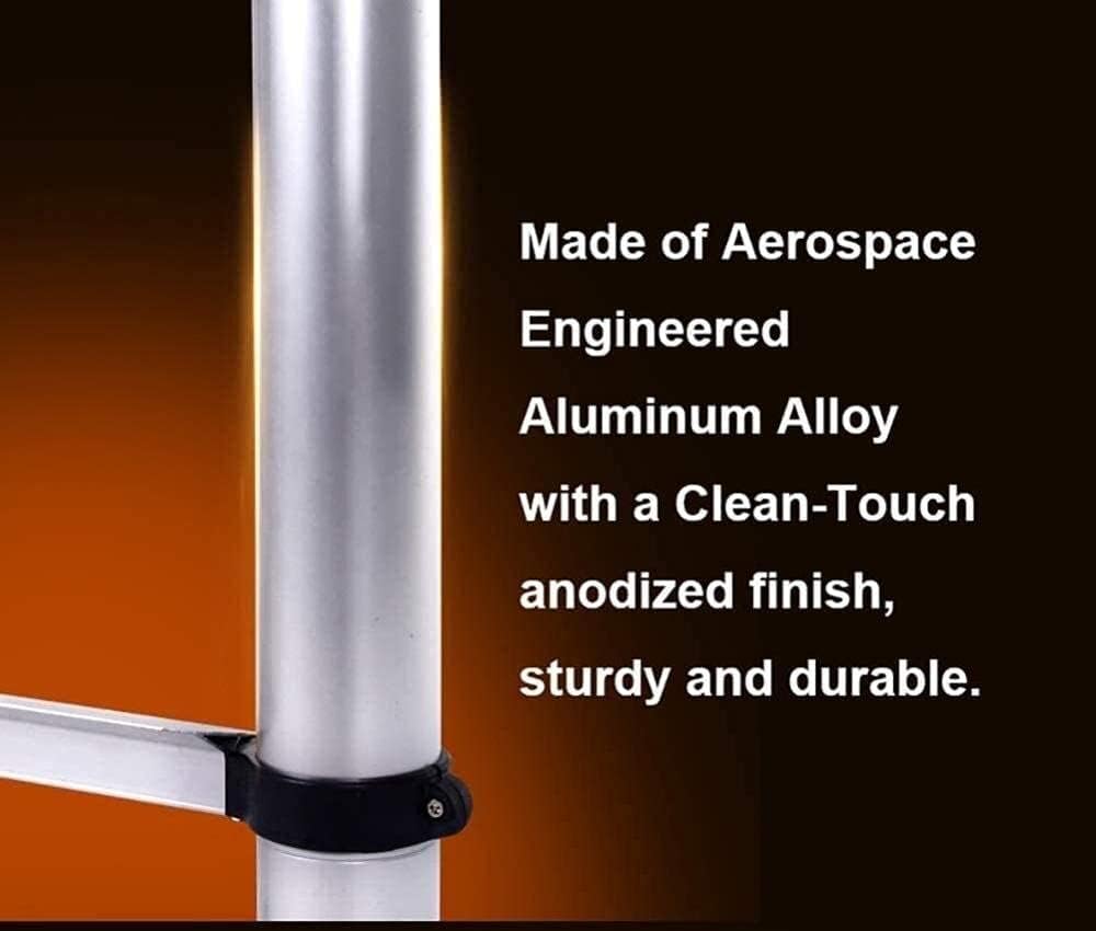 A-Frame Folding s Portable Telescoping Ladders for Engineering Multi-Purpose Heavy Duty Extension Ladder 330Lbs Capacity -5M/16.4Ft