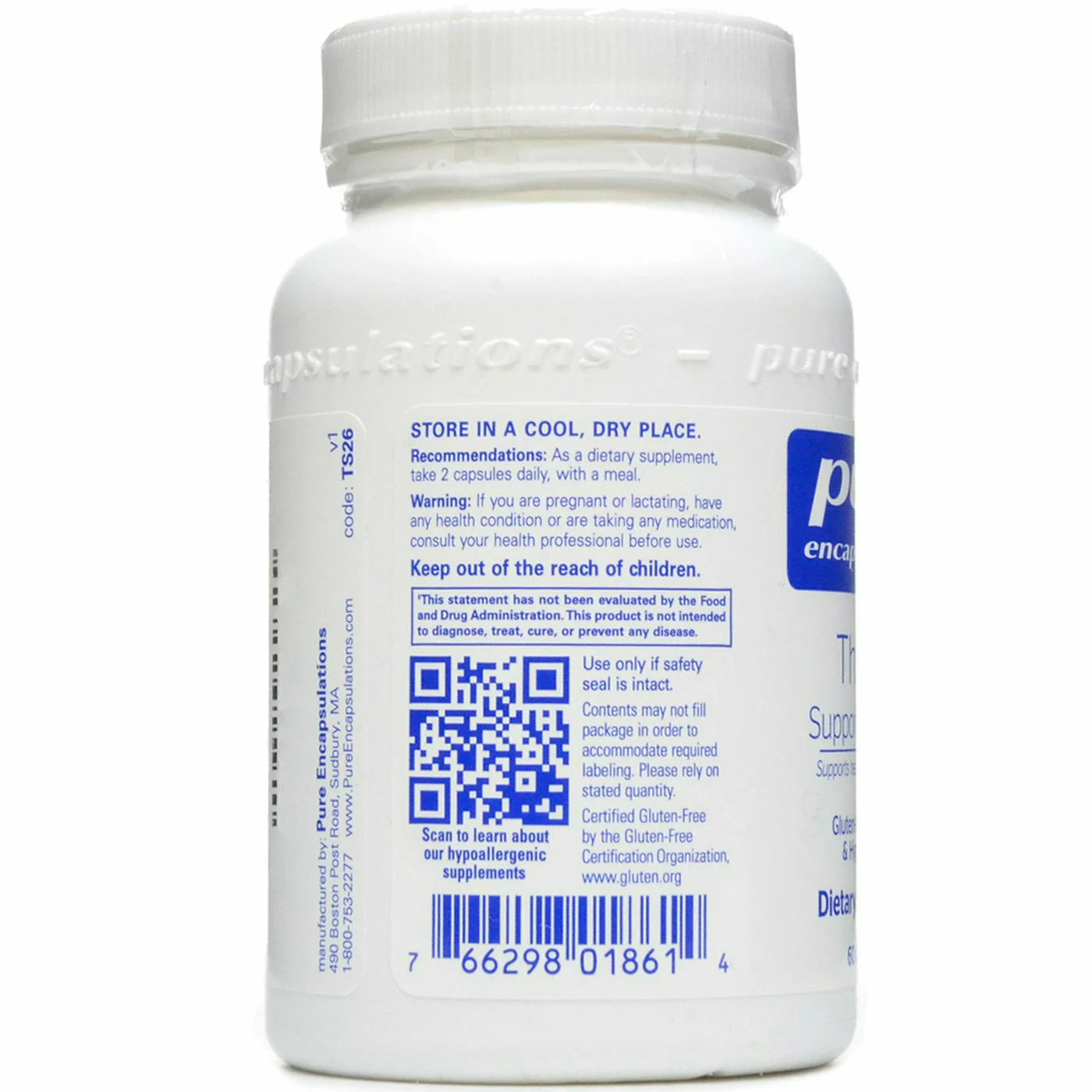 Thyroid Support Complex by Pure Encapsulations - Kansas Nuitrition - HNZSDS