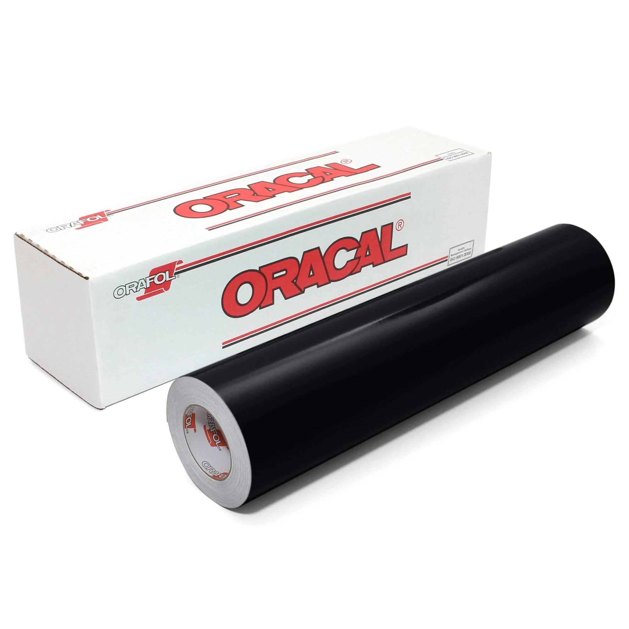 Oracal 651 Glossy Vinyl Roll 24 Inches by 150 Feet - Black