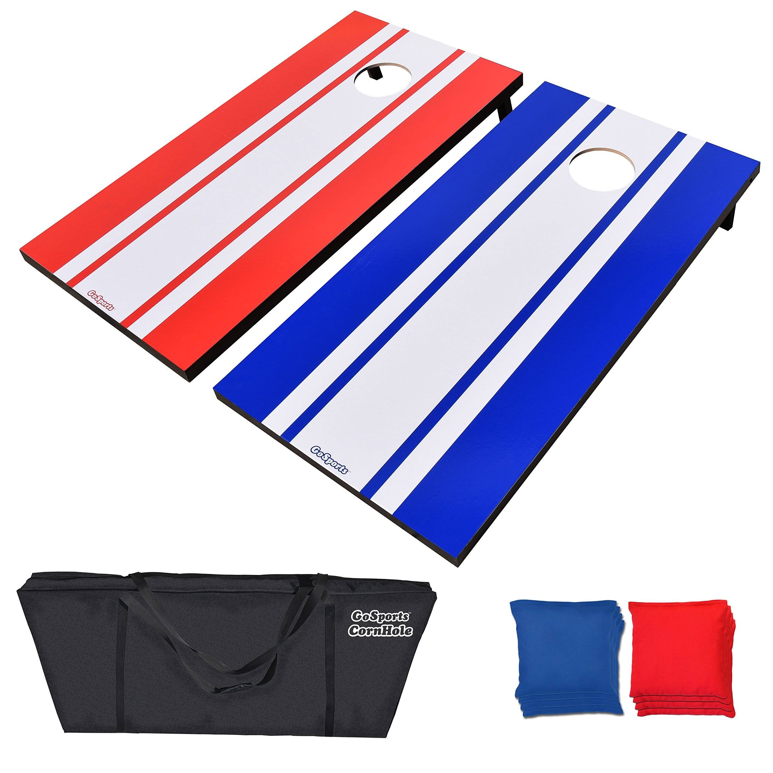 Gosports Classic Regulation Size Cornhole Set Includes 8 Bags Carry Case Rules