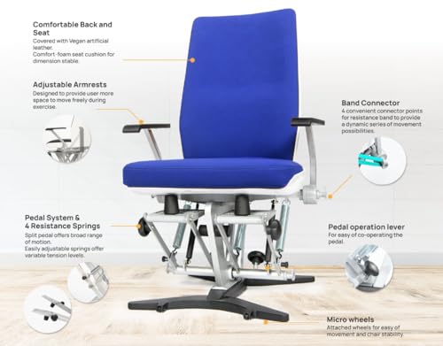 Pilates Chair Combined Home Gym Chair Home Office Exerceise Reformer Chair Gym Workout Machine for Home Gym