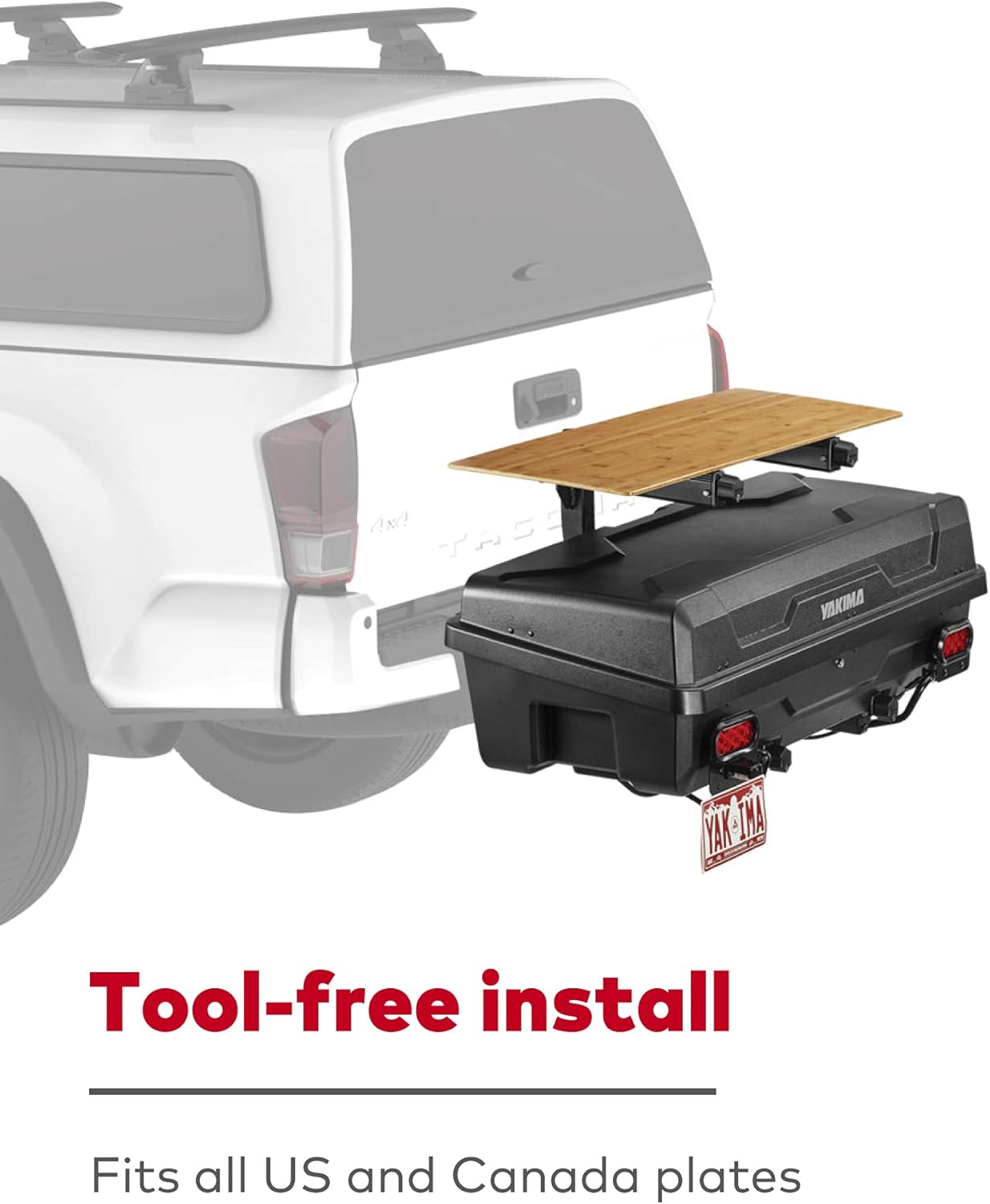 YAKIMA, EXO LitKit, License Plate and Tail Lights Accessory for EXO Hitch Rack System