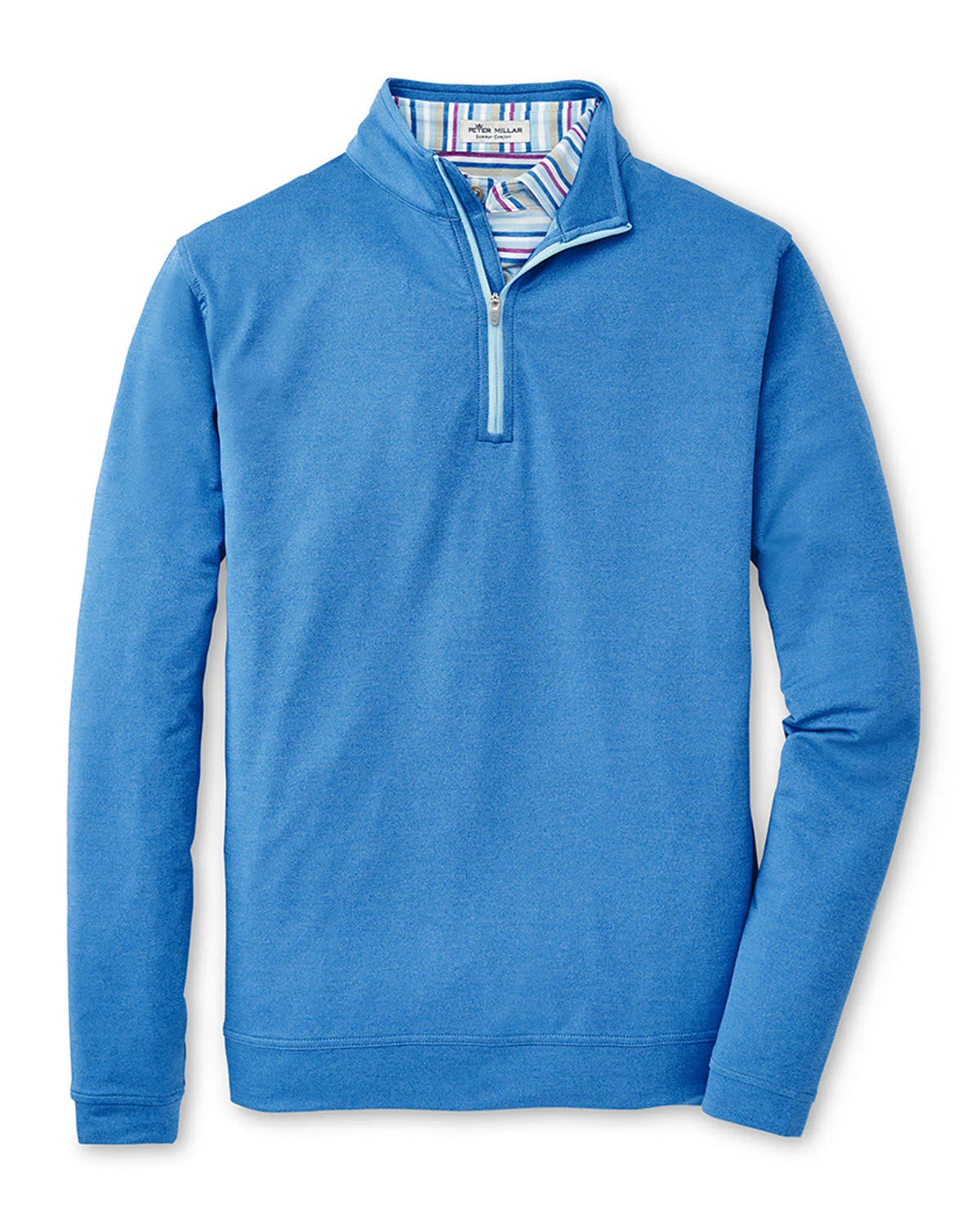 Peter Millar Perth Performance Quarter-Zip - Cape Blue, S