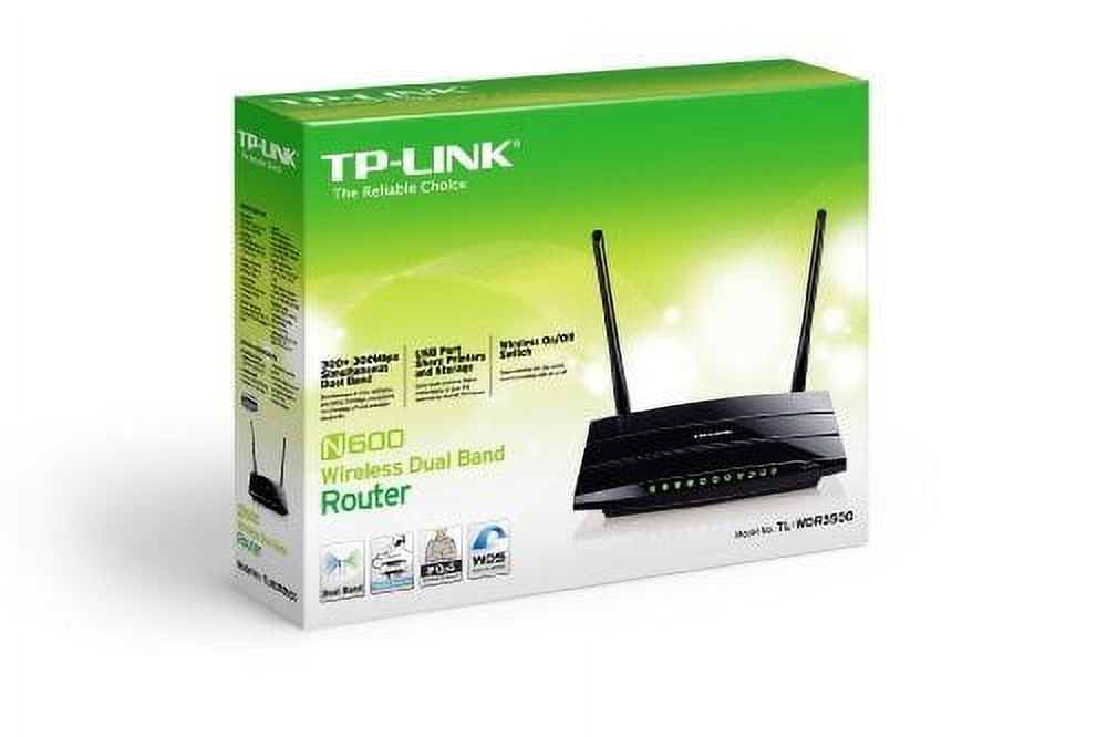 TP-Link N600 Wireless Wi-Fi Dual Band Router TL-WDR3500