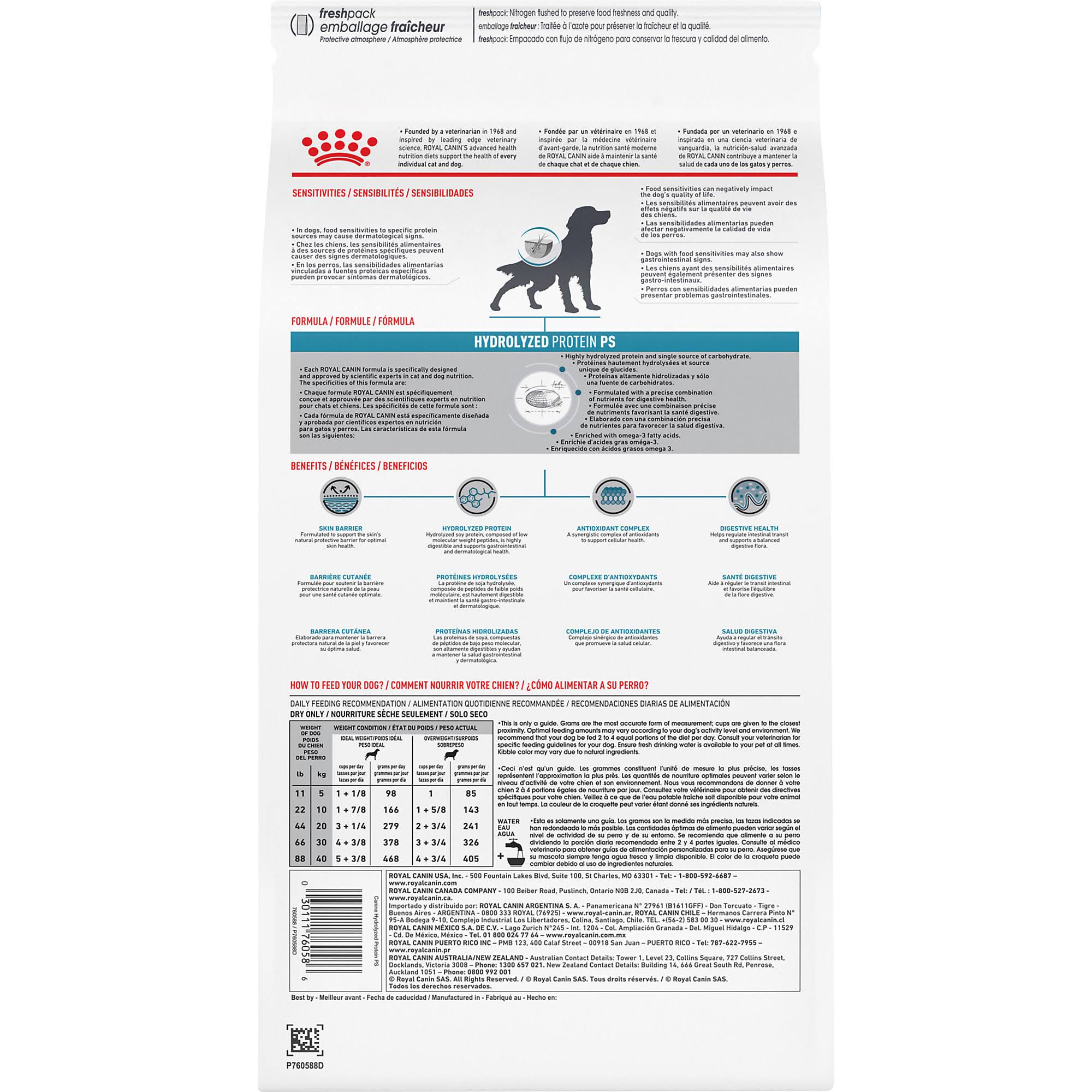 Royal Canin Veterinary Diet Hydrolyzed Protein Adult PS Dry Dog Food, 24.2-lb