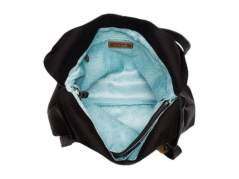 The Sak Huntley Leather Hobo - Black/Gold