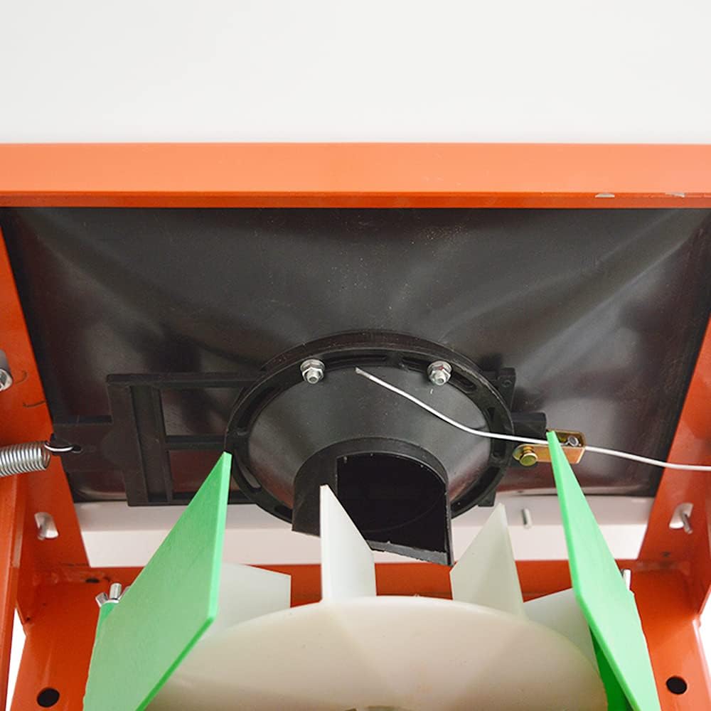 INTBUYING ATV/UTV Broadcaster Spreader 265lbs Tractor Seed and Fertilizer Broadcast Spreader Garden Spreader All-Purpose Variable Speed Fertilizer Hopper 12V/24V Dry Material Broadcast Spreader
