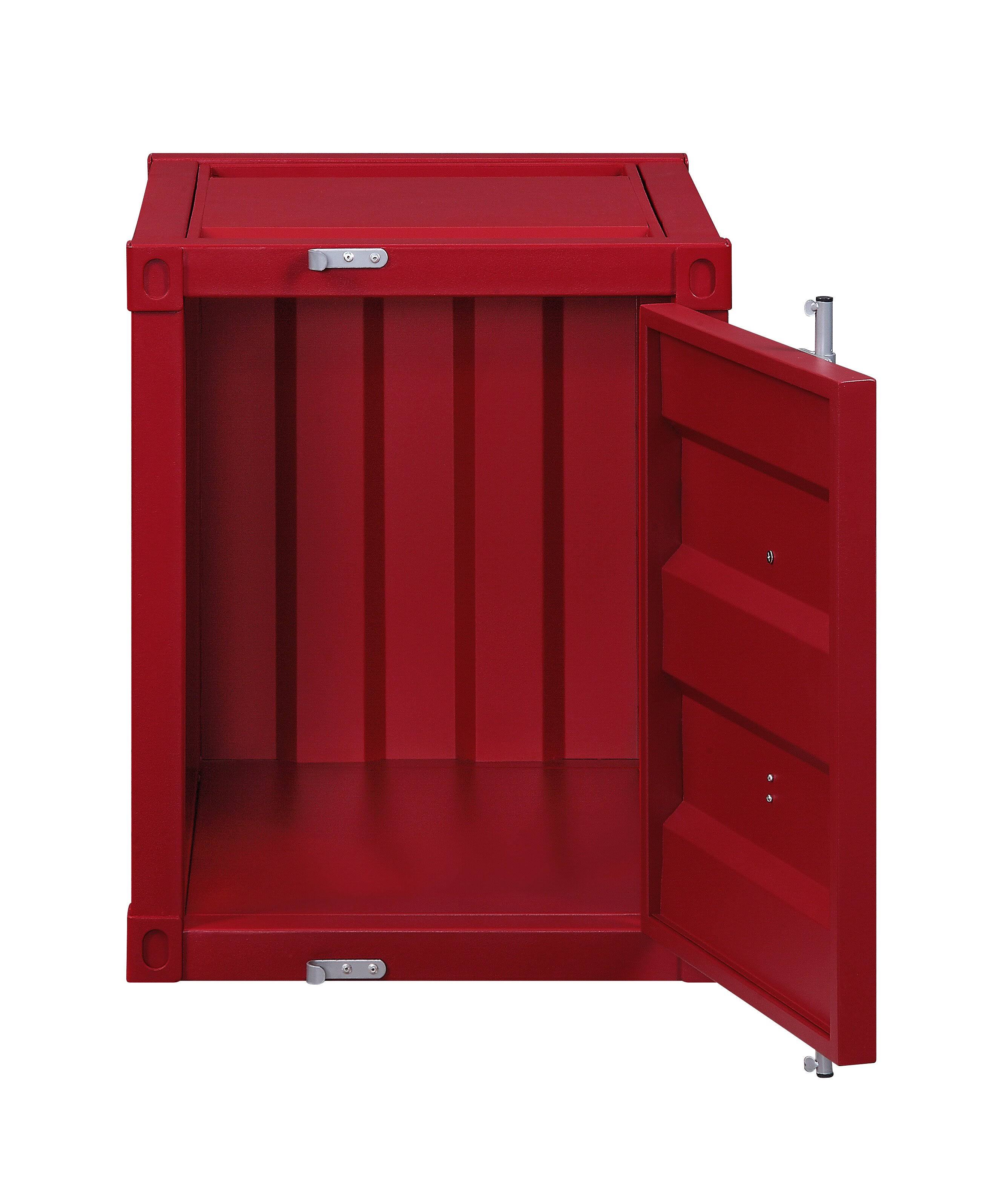 Acme Cargo End Table Red
