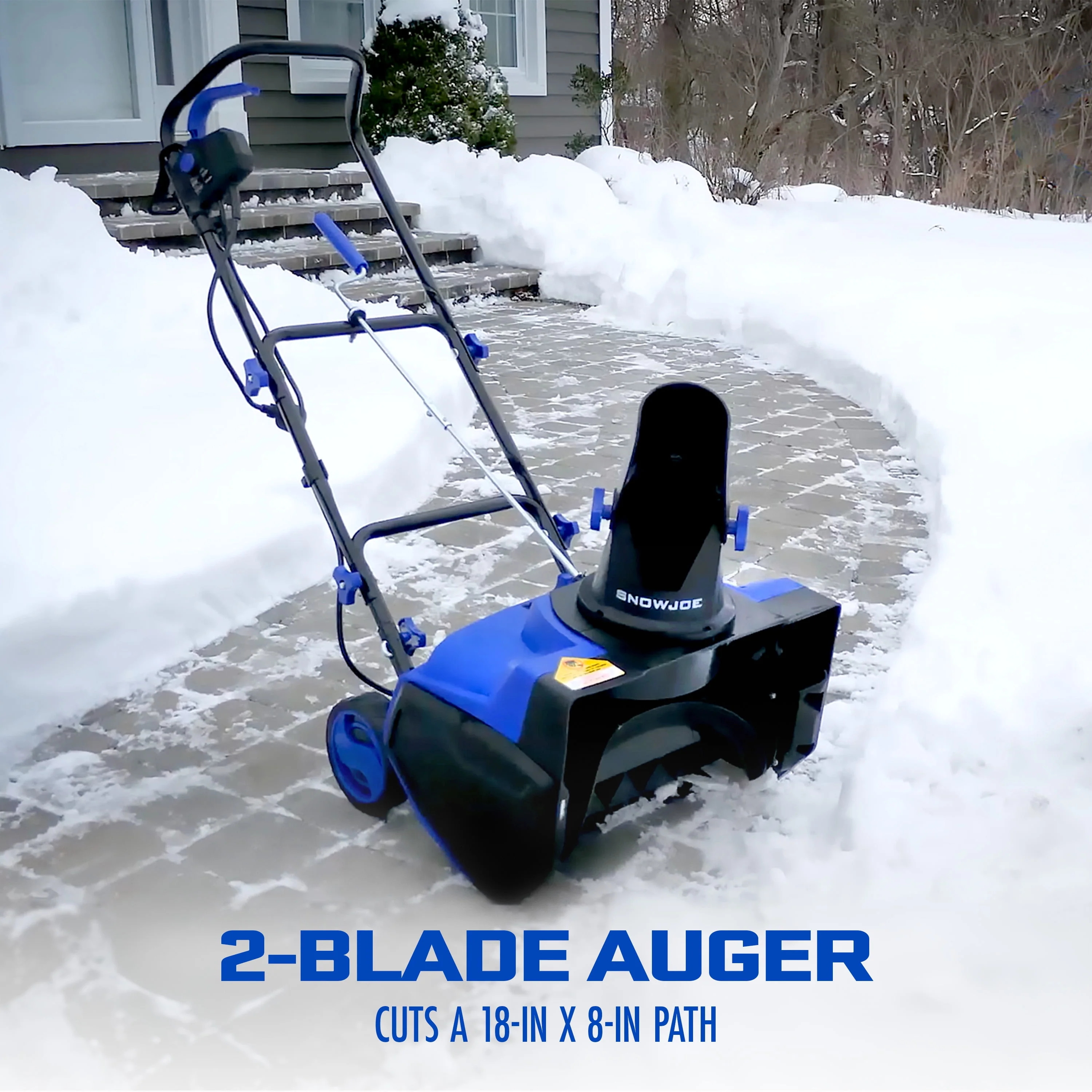Snow Joe 18-inch Electric Single-Stage Snow Blower, 13-Amp