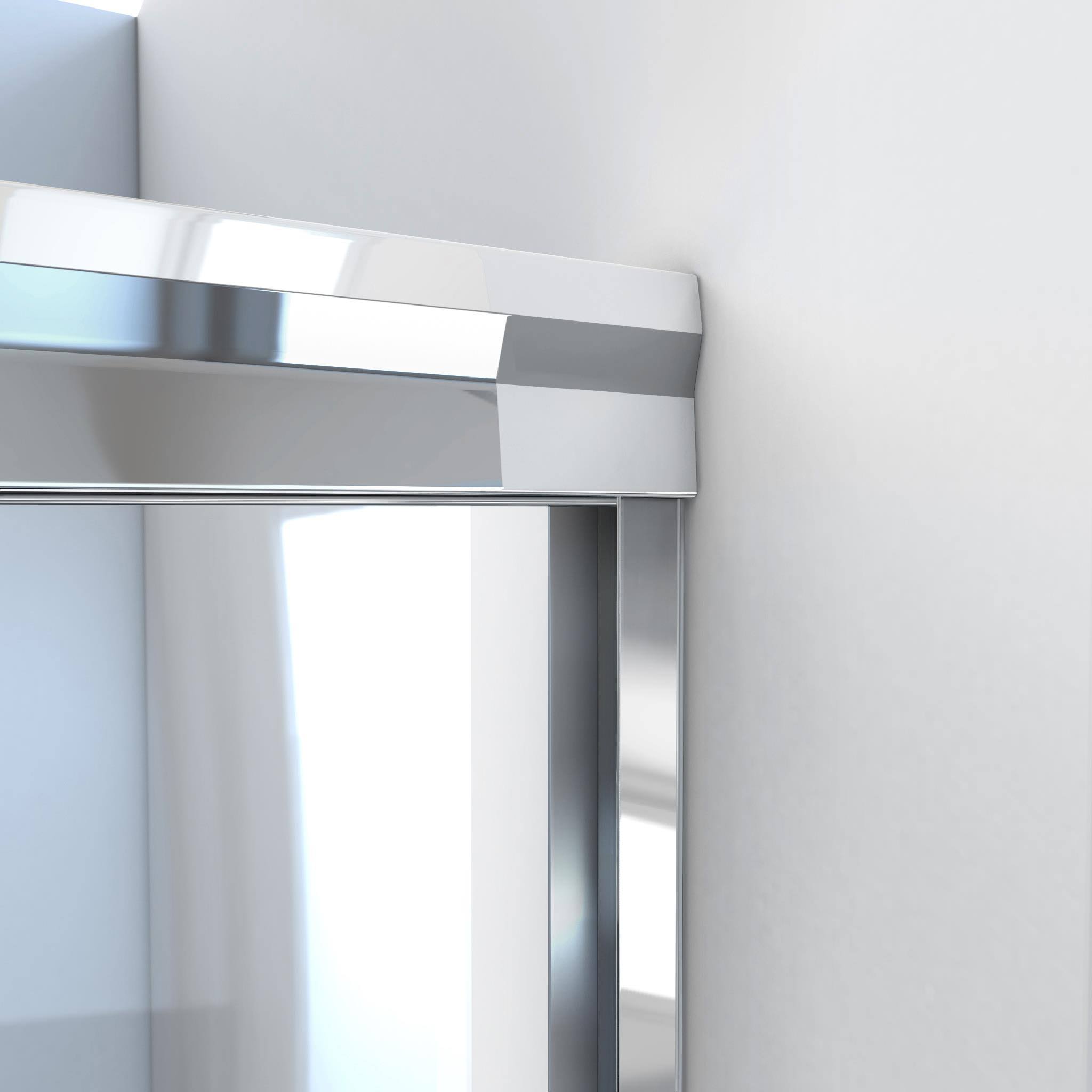 Arizona Shower Door Traditional 52-in to 56-in Frameless Oil-Rubbed Bronze Sliding Shower Door