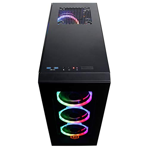 CYBERRPOWERPC Gamer Xtreme VR Gaming PC, Intel Core i5-11600KF 3.9GHz, GeForce RTX 3060 12GB, 16GB DDR4, 500GB PCI-E NVMe SSD, 1TB HDD, WiFi Ready & Win 11 Home (GXiVR8480A11), Black